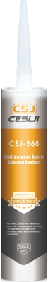 Acetic Multi Purpose Silicone Sealant Fast Curing 12 Months Shelf Life