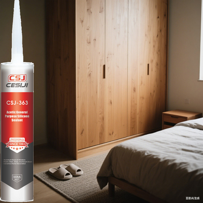 Acetic Fast Curing Silicone Sealant One Component Flexible Bond Waterproof