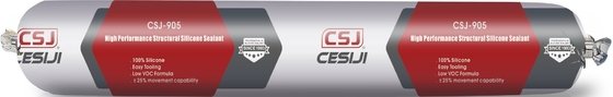 CSJ-905 RTV Structural Silicone Sealant Neutral Curing Non Corrosive 18 Months Shelf Life