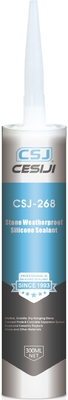 CSJ-268 Neutral Stone Silicone Sealant Weatherproof 20 Months Shelf Life