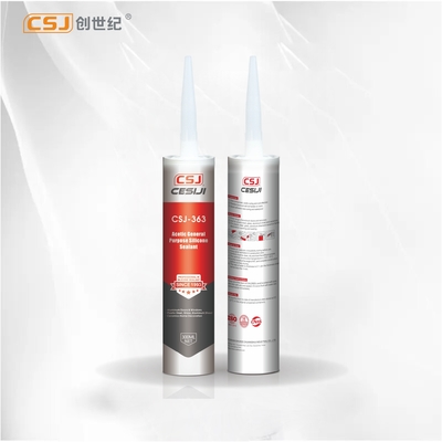 General Purpose Acetic Silicone Sealant Fast Curing For Glass Adhesion