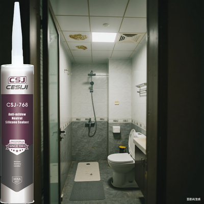 Grade 0 Mildew Resistant Silicone Sealant For Kitchen Bathroom Sanitary Sealing