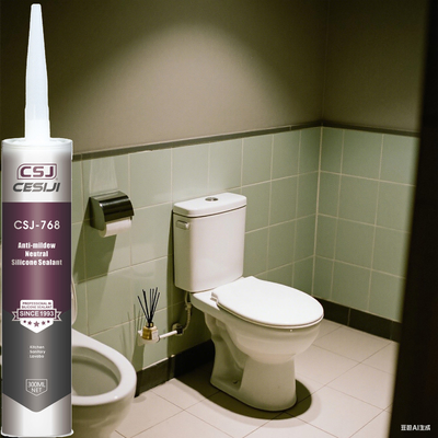 Neutral Cure Mildew Resistant Silicone Sealant For Kitchen Bathroom Installation