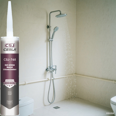 Customized Neutral Mildew Resistant Silicone Sealant Adjustable Color For Sealing