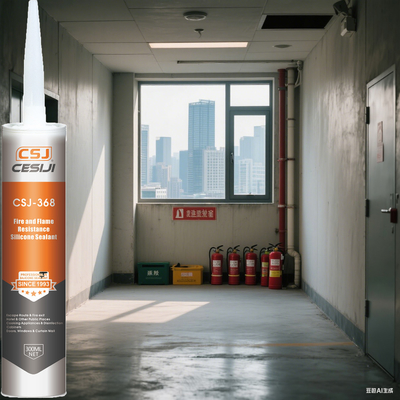 Flame Resistant Fireproof Silicone Sealant for Windows Doors Glazing Flexibility