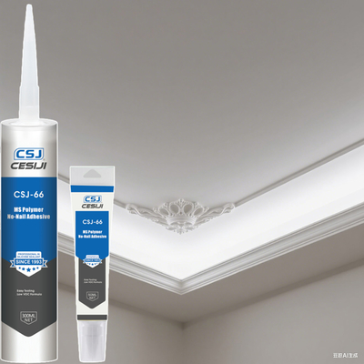 Low VOC Odorless MS No Nail Adhesive For Homes Offices Nurseries