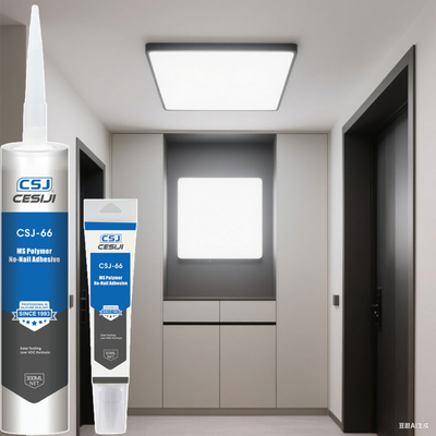 Paintable Sandable MS Polymer Adhesive Integrates With Decor