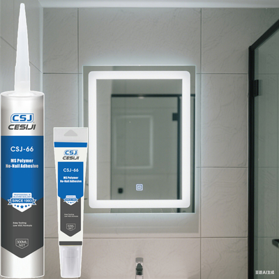 Permanent Bond MS Polymer Adhesive Supports Heavy Loads Without Nails Screws
