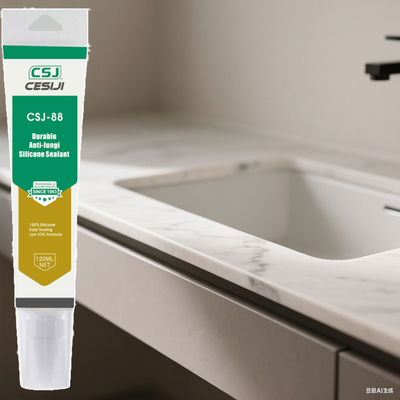 Wide Temp Range Silicone Sealant Anti Fungal 120mL Works -30℃ To 250℃