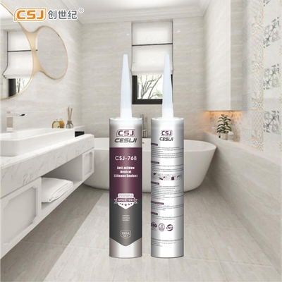 좋은 가격 장기간 지속되는 곰팡이 방지 중성 경화 실리콘 실란트 (습한 구역용) 온라인으로