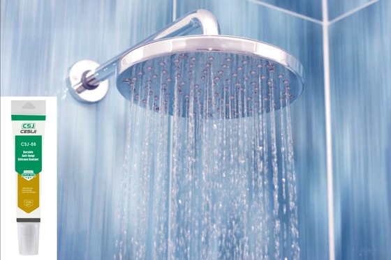 Selante de Silicone Anti-Fungos UltraShield Resistente às Intempéries para Chuveiros à Prova d'Água