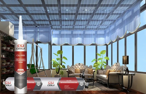 Bom preço Adesivo Estrutural de Vidro de Cura Rápida Dureza Shore 40-50A Resistente às Intempéries on-line