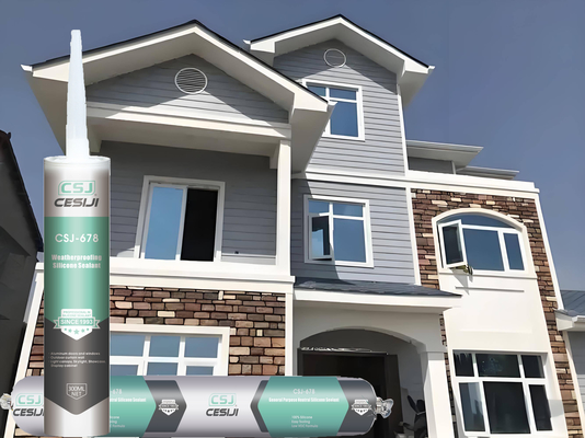 buen precio Sellador de silicona resistente a la intemperie y de curación rápida No se necesita imprimación para la unión de múltiples superficies en línea