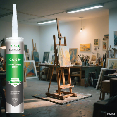 Selante de Silicone Neutro 300mL Para Vedações em Portas, Janelas e Construção Geral