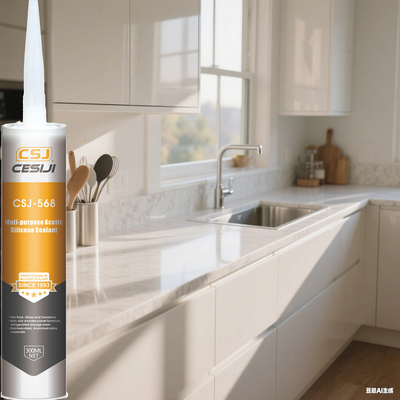 A prova do tempo Multi-purpose Silicone Sealant 300mL para acabamento doméstico