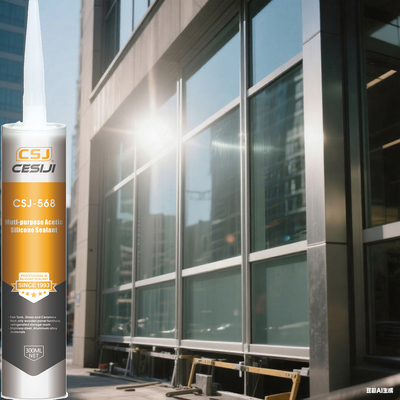 buen precio El sellador de acetoxi de silicona de unión rápida es impermeable 300 ml para ventanas. en línea