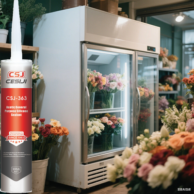 좋은 가격 다목적 초산 실리콘 실란트, 문 창호 코킹용, 경화 방지 온라인으로