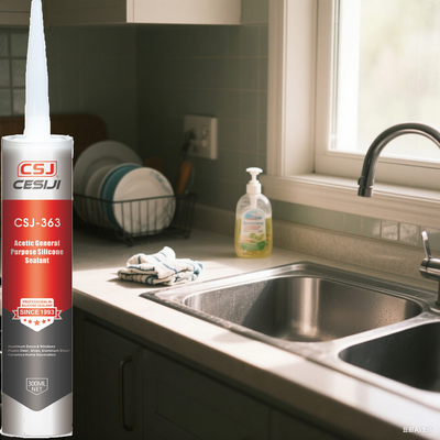 Guter Preis Essigsäurehaltiger Silikondichtstoff für allgemeine Zwecke, 12 Monate haltbar, Farben anpassbar Online