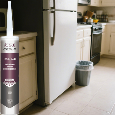 Selante de Silicone Resistente a Mofo Grau 0 para Vedação Sanitária de Cozinha e Banheiro
