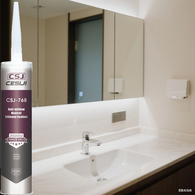 bon prix Mastic silicone neutre sur mesure résistant à la moisissure, couleur réglable pour l'étanchéité en ligne