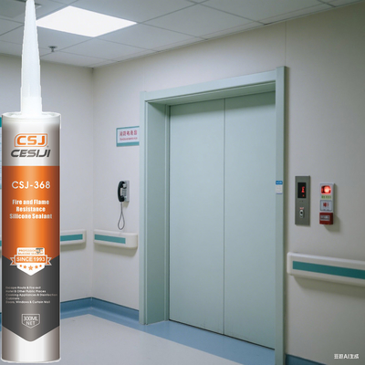 bon prix Mastic silicone ignifuge et résistant aux flammes pour vitrages de fenêtres et portes, flexibilité en ligne