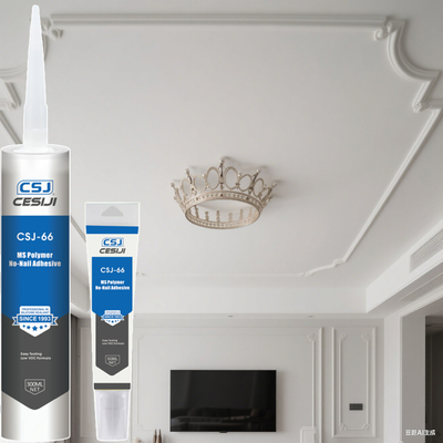 Adesivo de polímero MS lixável e pintável integra-se com a decoração